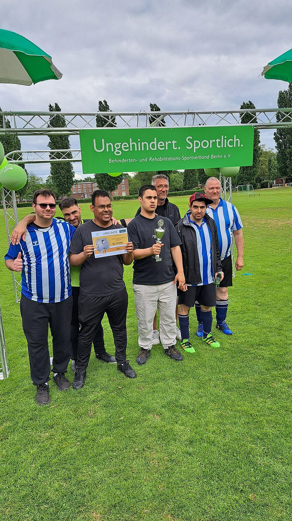 Die VfJ Kickers. Unser Team bei der ID-Liga 2024.