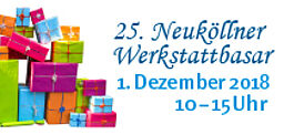 Tag der offenen Tür und Weihnachtsbasar am 1. Dezember 2018 von 10 bis 15 Uhr in den VfJ Werkstätten